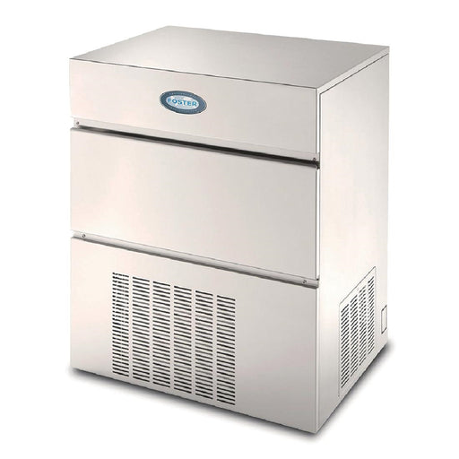 50kg/24hr Output. 25kg Storage. Stainless Steel Finish