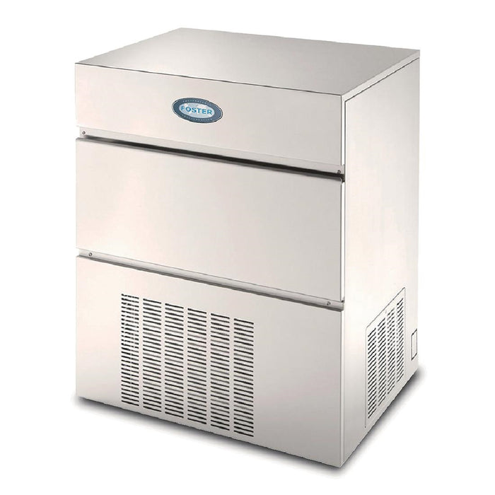 50kg/24hr Output. 25kg Storage. Stainless Steel Finish