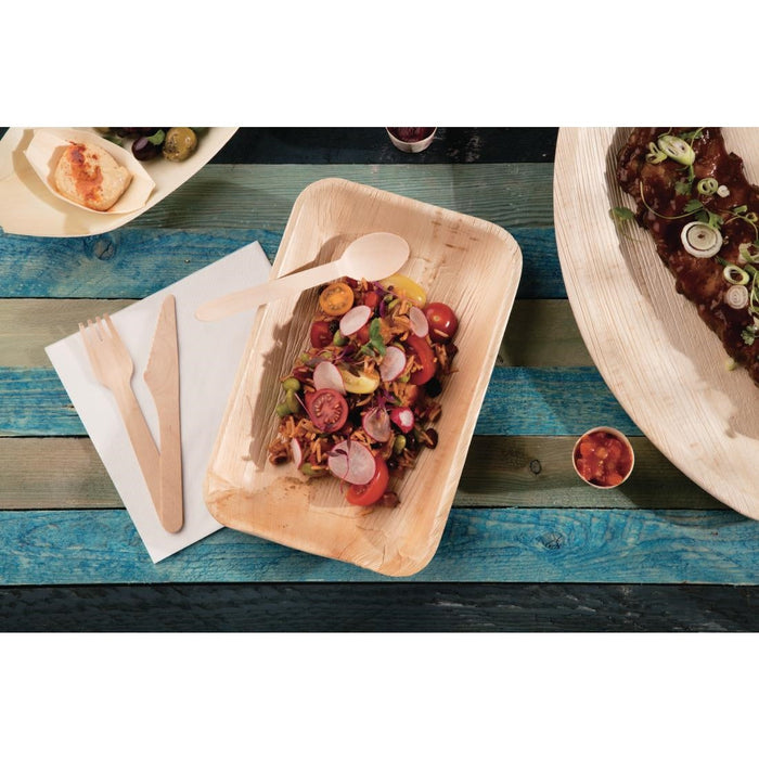 Fiesta Compostable Disposable Wooden Knife (100 Pack) Fiesta Compostable