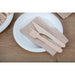 Fiesta Compostable Disposable Wooden Forks (100 Pack) Fiesta Compostable
