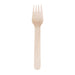 Fiesta Compostable Disposable Wooden Forks (100 Pack) Fiesta Compostable