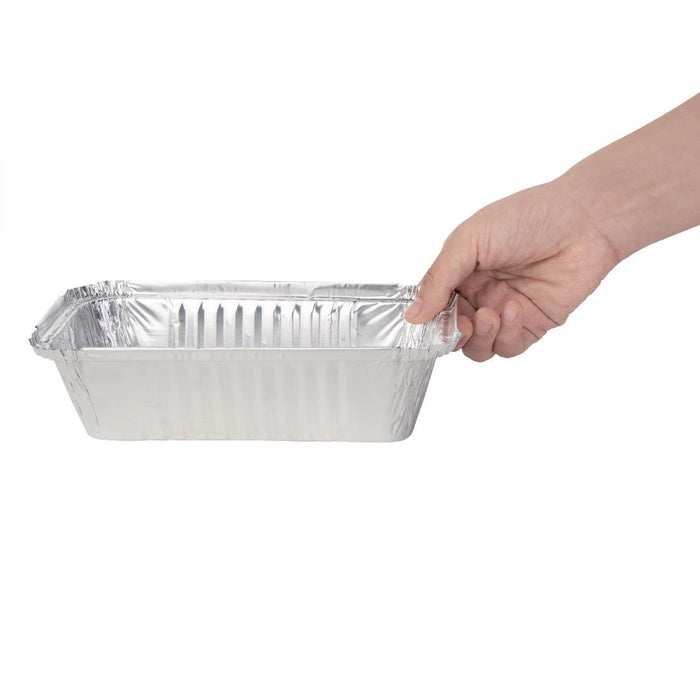 Nisbets Essentials Foil Containers and Lids 450ml (50 Pack) Nisbets Essentials