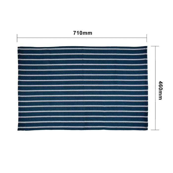 Vogue Butchers Stripe Chef Tea Towel Navy Vogue