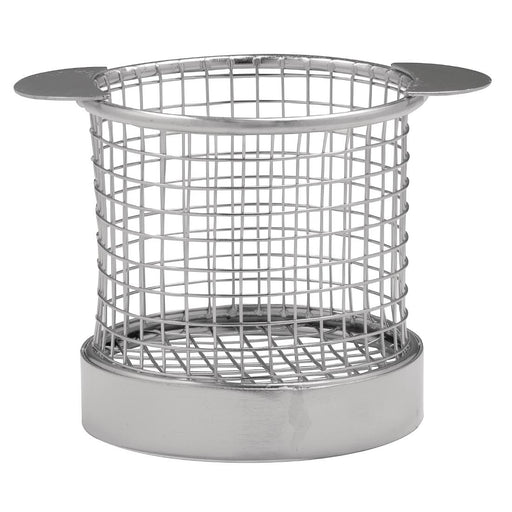 80(H)x 80(Ø)mm. Stainless Steel with Ears