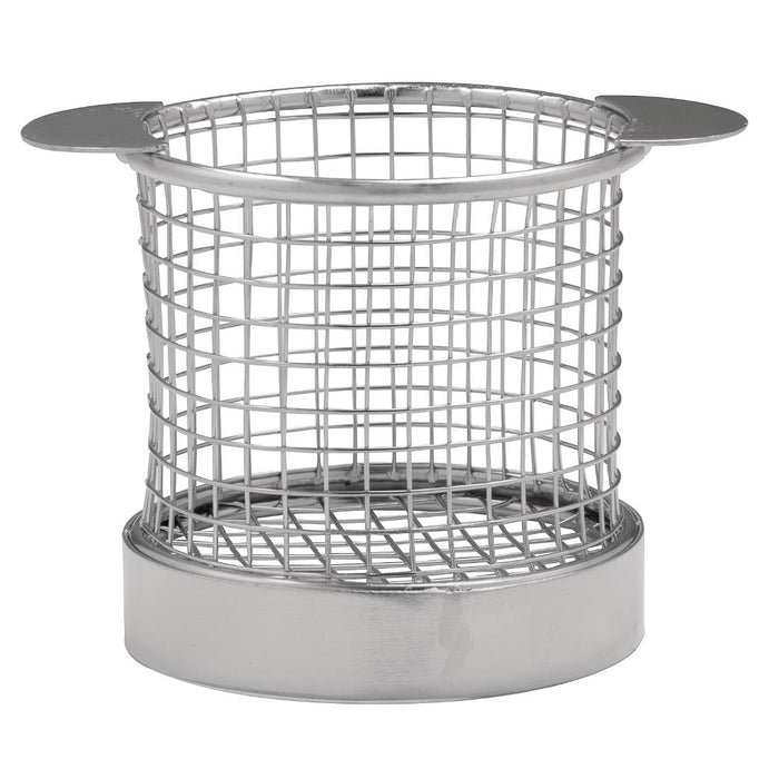 80(H)x 80(Ø)mm. Stainless Steel with Ears