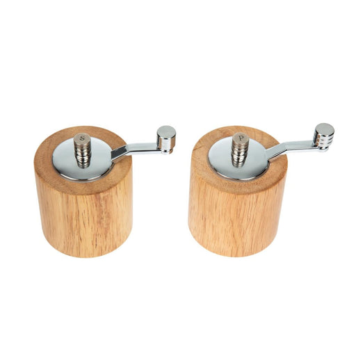 Olympia Light Wood Salt and Pepper Mill Grinder Set Olympia