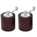 Olympia Dark Wood Salt and Pepper Mill Grinder Set Olympia