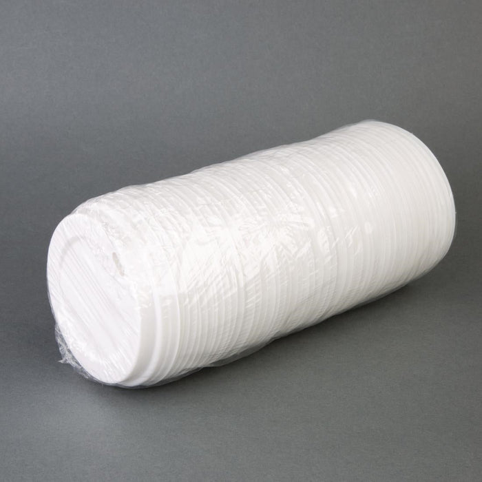 Fiesta Recyclable Coffee Cup Lids White 340ml / 12oz & 455ml / 16oz (1000 Pack) Fiesta Recyclable