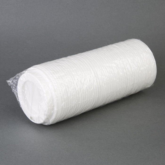 Fiesta Recyclable Coffee Cup Lids White 225ml / 8oz (50 Pack) Fiesta Recyclable