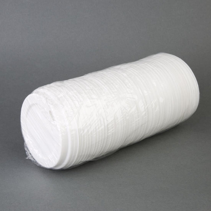 Fiesta Recyclable Coffee Cup Lids White 340ml / 12oz and 455ml / 16oz (50 Pack) Fiesta Recyclable