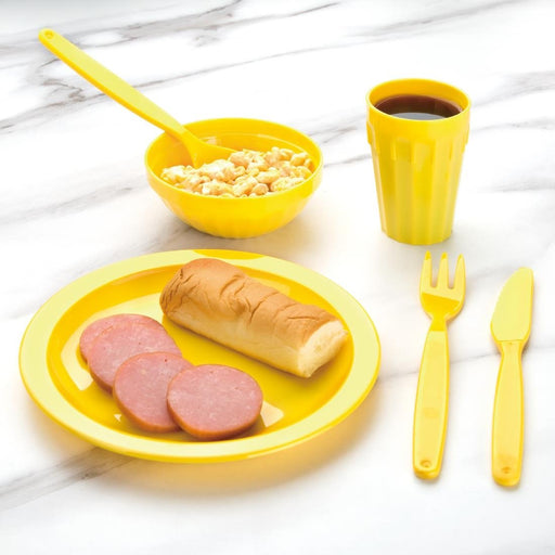 Olympia Kristallon Polypropylene Bowls Yellow 103mm (12 Pack) Olympia