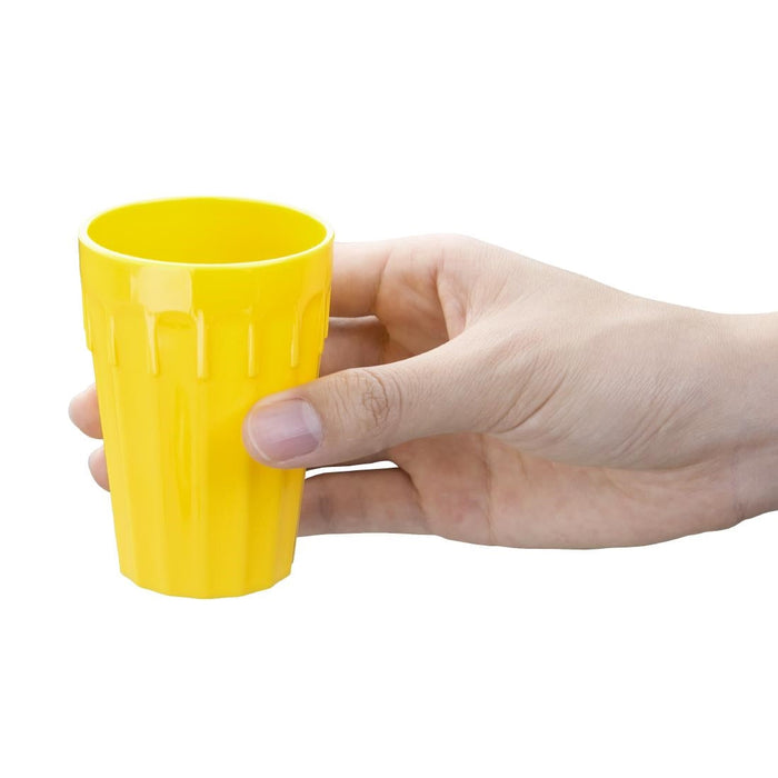 Olympia Kristallon Polypropylene Tumblers Yellow 141.3ml (12 Pack) Olympia