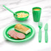 Olympia Kristallon Polypropylene Plates Green 230mm (12 Pack) Olympia