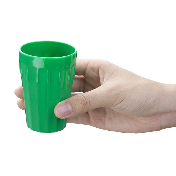 Olympia Kristallon Polypropylene Tumblers Green 141.3ml (12 Pack) Olympia