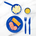 Olympia Kristallon Polypropylene Forks Blue (12 Pack) Olympia