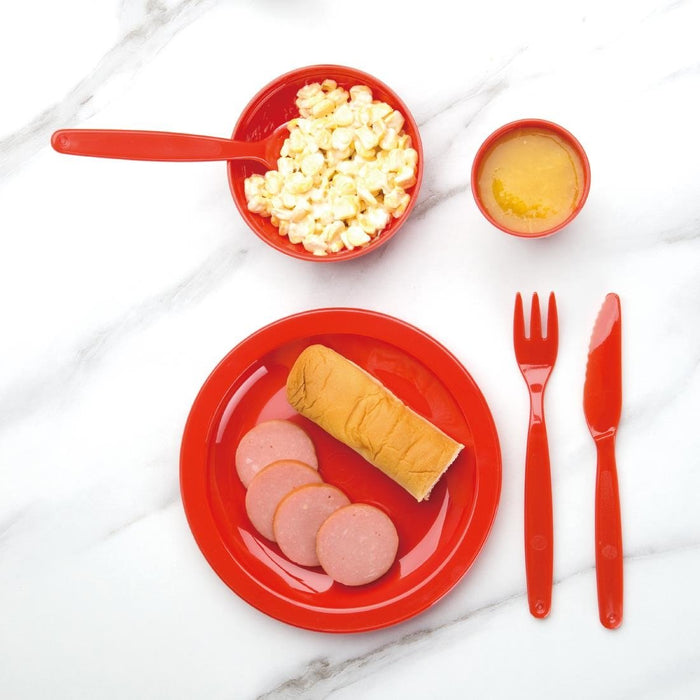 Olympia Kristallon Polypropylene Spoons Red (12 Pack) Olympia