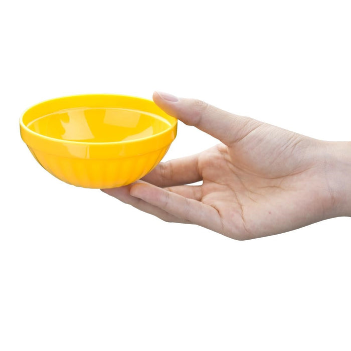Olympia Kristallon Polypropylene Bowls Yellow 103mm (12 Pack) Olympia