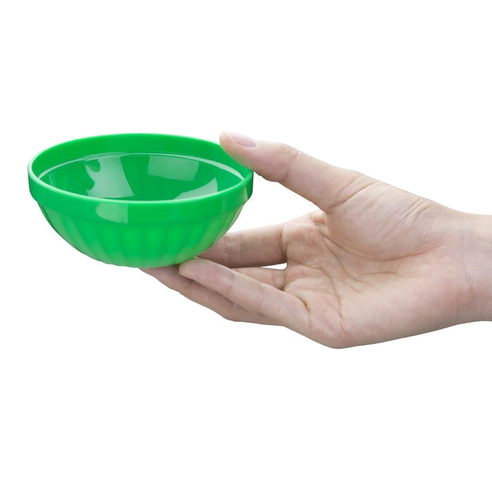 Olympia Kristallon Polypropylene Bowls Green 103mm (12 Pack) Olympia