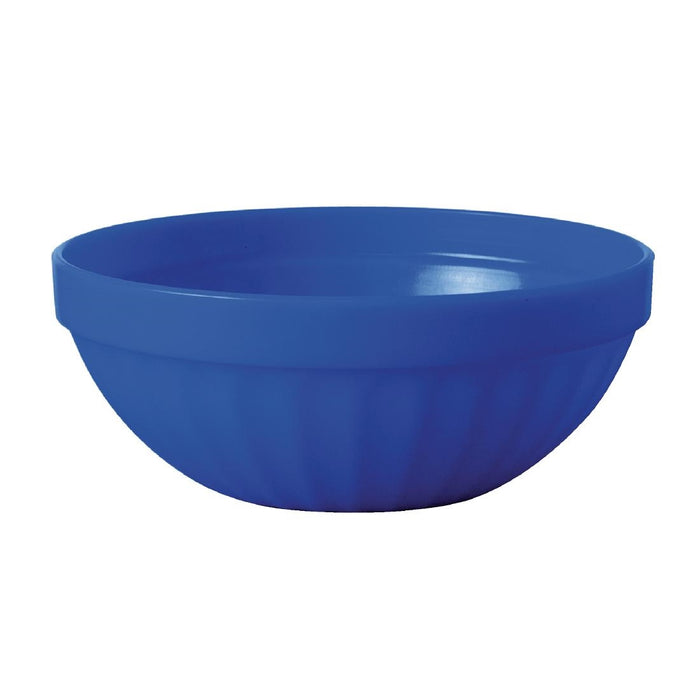 10,2(Ø)cm. 19cl. Blauw. 12 stuks.