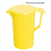 Olympia Kristallon Polypropylene Jug Yellow 1.4Ltr Olympia