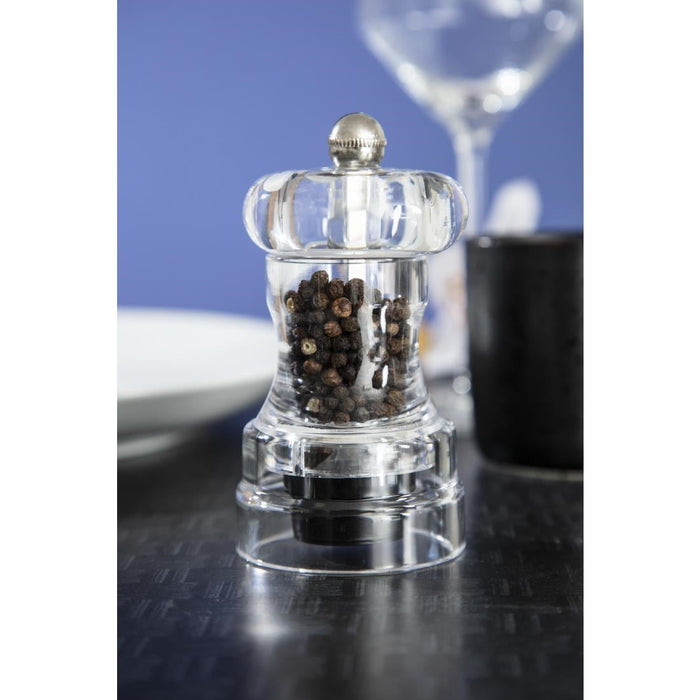 Olympia Acrylic Salt and Pepper Mill 102mm Olympia