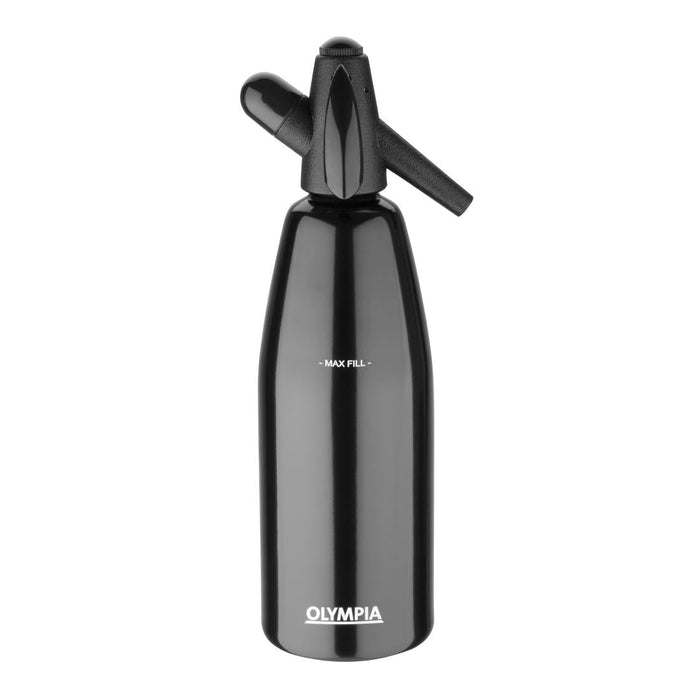 Olympia Soda Siphon Black 1Ltr Olympia