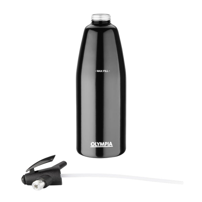 Olympia Soda Siphon Black 1Ltr Olympia