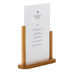 Securit Acrylic Menu Holder With Wooden Frame A4 Securit