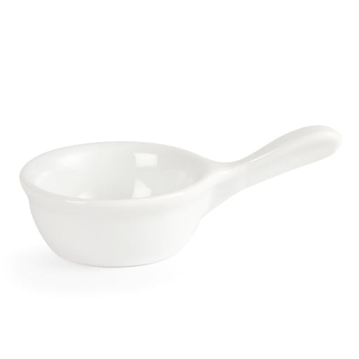 Olympia Whiteware Miniature Pan Shaped Bowls 35ml 1.2oz (12 Pack) Olympia