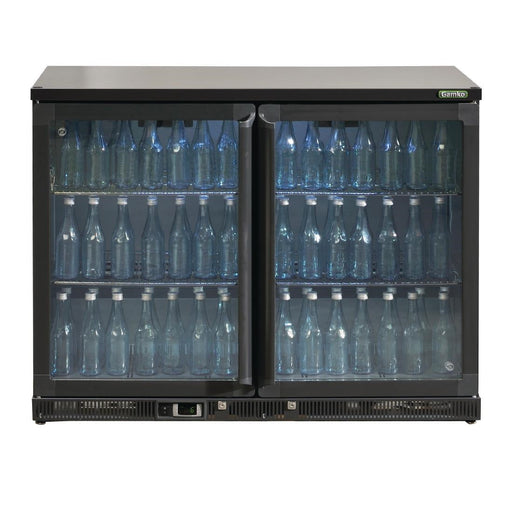 Gamko Bottle Cooler - Double Hinged Door 275 Ltr Black Gamko