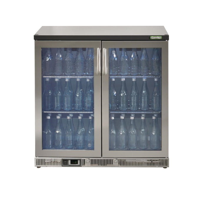 Gamko Bottle Cooler - Double Hinged Door 250Ltr Stainless Steel Gamko