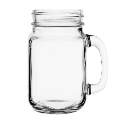 Olympia Handled Jam Jar Glasses 450ml (12 Pack) Olympia