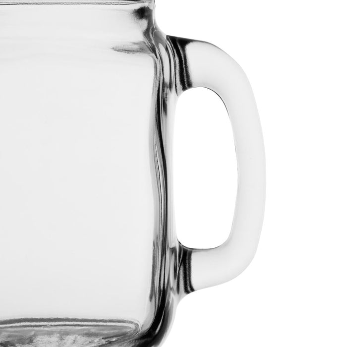 Olympia Handled Jam Jar Glasses 450ml (12 Pack) Olympia