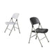 Bolero Foldaway Utility Chairs White (2 Pack) Bolero