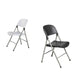 Bolero Foldaway Utility Chairs Black (2 Pack) Bolero