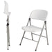 Bolero Foldaway Utility Chairs White (2 Pack) Bolero