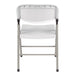 Bolero Foldaway Utility Chairs White (2 Pack) Bolero