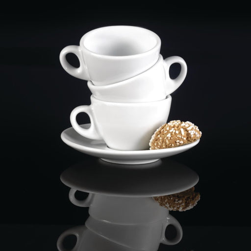Churchill Art de Cuisine Menu Porcelain Cappuccino Cups 341ml (6 Pack) Churchill