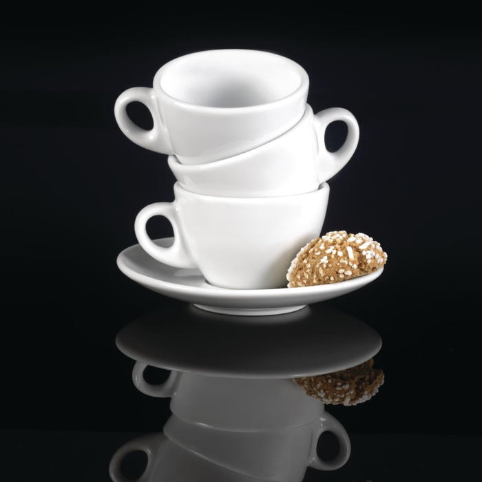 Churchill Art de Cuisine Menu Porcelain Cappuccino Cups 341ml (6 Pack) Churchill
