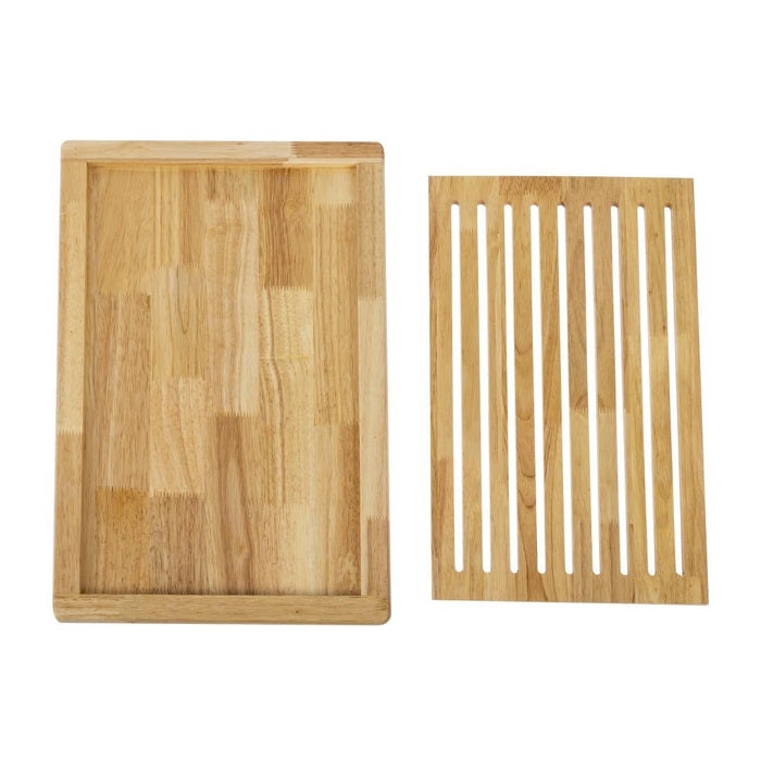 APS Thick Slatted Wooden Chopping Board APS