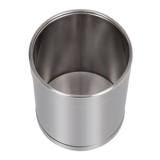 Bolero Waste Paper Bin Stainless Steel 10.2Ltr Bolero