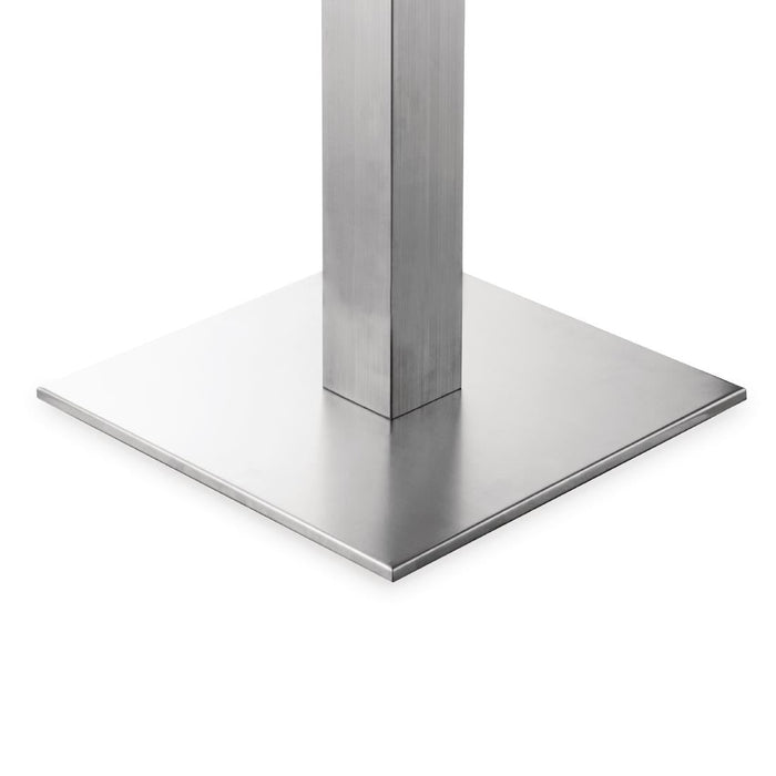 Bolero Stainless Steel Square Table Base Bolero