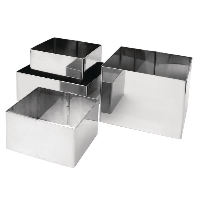 Vogue Square Mousse Rings 60 x 80 x 80mm Extra Deep Vogue