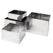 Vogue Square Mousse Rings 60 x 80 x 80mm Extra Deep Vogue