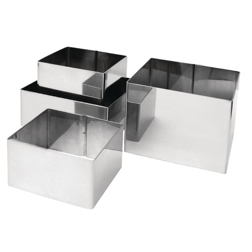 Vogue Square Mousse Rings 60 x 60 x 60mm Extra Deep Vogue