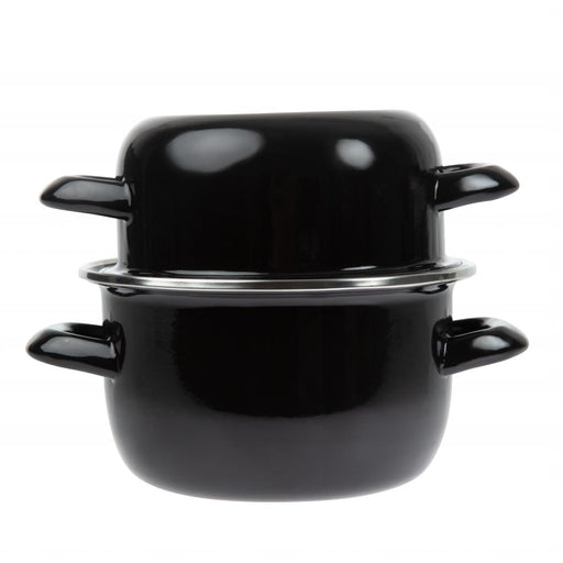 Size: 130(H) x 140(Ø)mm | Pan and lid included