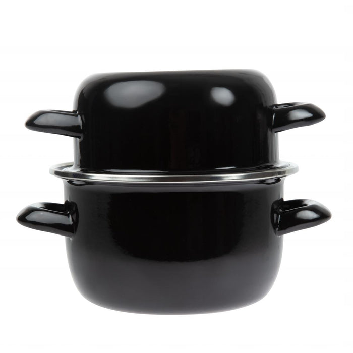 Size: 130(H) x 140(Ø)mm | Pan and lid included