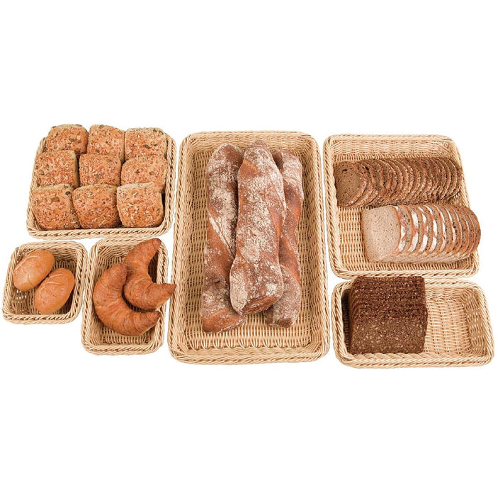 Polypropylene Natural Rattan Basket 1/3 GN APS