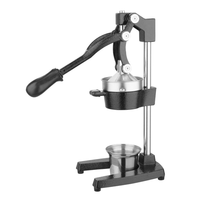 Easy to use. Extracts the maximum amount of juice. Heavy duty.