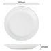 Olympia Athena Narrow Rimmed Plates 165mm/6 1/2" (12 Pack) Olympia